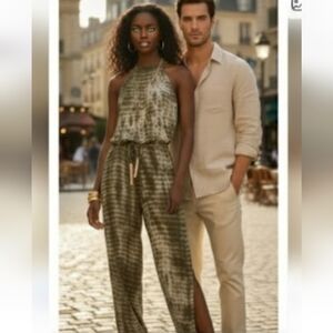 Rocking Gypsy Green Jumpsuit